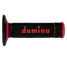 Двокомпонентні рукоятки domino off road x-treme чорні/червоні