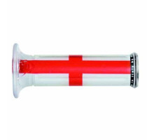 Манжети harri's sale 01684-sg (120 мм/22 мм) без отвору колір білий/червоний