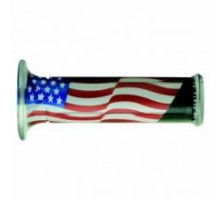 Harri's sale 01687-usa манжети (120 мм/22 мм) з отвором колір синій/білий