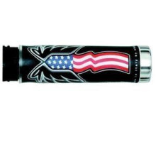 Harri's sale 02601/pa наконечник для прапора сша хромований (130 мм/22 мм) без отвору колір чорний/червоний/синій