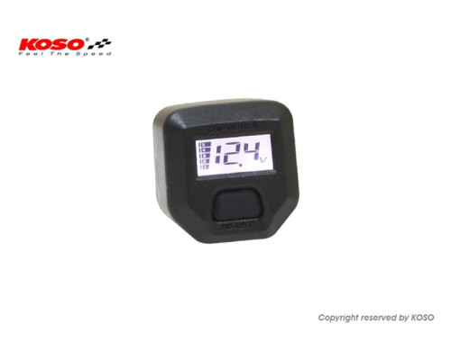 Koso promotion нагрівальні ручки з контролером (22мм/25мм 7/8-1`) довжина - 120мм lcd контролер - 5 рівнів нагріву (el) колір чорний