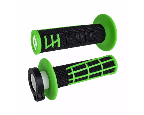 Odi off road emig 2.0 v2 lock-on grip колір чорно-зелений