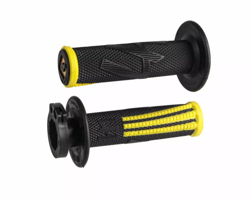 Odi off road emig pro v2 lock-on grip колір чорний жовтий