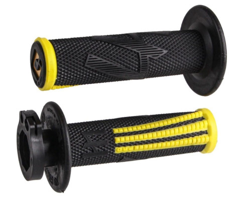 Odi off road emig pro v2 lock-on grip колір чорний жовтий