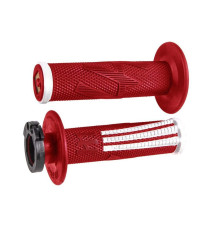 Odi off road emig pro v2 lock-on grip колір червоний білий