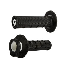 Odi off road half waffle mx v2 lock-on grip колір чорний