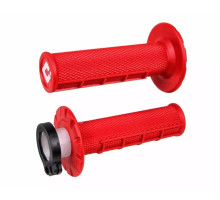 Odi off road half waffle mx v2 lock-on grip колір червоний