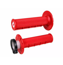 Odi off road half waffle mx v2 lock-on grip колір червоний