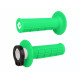 Odi off road half waffle mx v2 lock-on grip колір fluo green