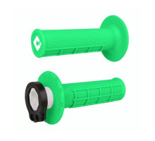 Odi off road half waffle mx v2 lock-on grip колір fluo green