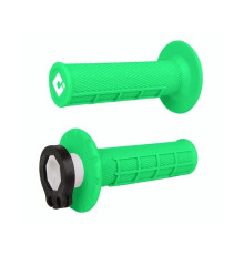 Odi off road half waffle mx v2 lock-on grip колір fluo green