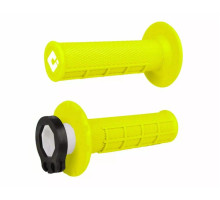 Odi off road half waffle mx v2 lock-on grip колір fluo жовтий