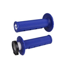Odi off road half waffle mx v2 lock-on grip колір синій