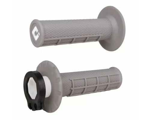 Odi off road half waffle mx v2 lock-on grip колір сірий