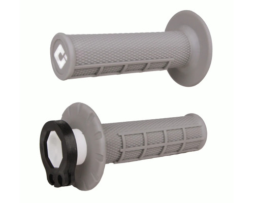 Odi off road half waffle mx v2 lock-on grip колір сірий