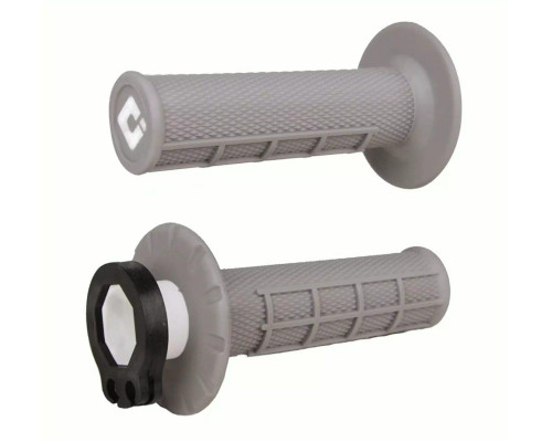 Odi off road half waffle mx v2 lock-on grip колір сірий