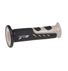 Манжети progrip pg725 дорожні (22+25мм, довжина 122мм), колір сірий/чорний (двокомпонентні) (725-187) (pg725/6)