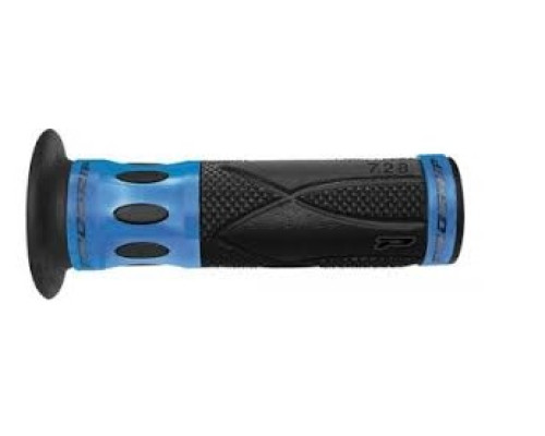 Progrip pg728 дорожні алюмінієві ручки (22+25мм, довжина 122мм), колір синій (однокомпонентні) (728-104) (pg728bl) (pg728bl)