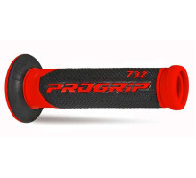 Манжети progrip pg732 дорожні (22+25мм, довжина 125мм), колір червоний/чорний (двокомпонентні) (732-149) (pg732/6)
