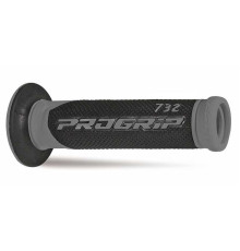 Манжети progrip pg732 дорожні (22+25мм, довжина 125мм), колір сірий/чорний (двокомпонентні) (732-187) (pg732/5)