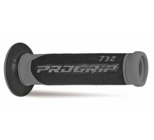 Манжети progrip pg732 дорожні (22+25мм, довжина 125мм), колір сірий/чорний (двокомпонентні) (732-187) (pg732/5)
