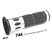Progrip pg744 ручки для скутера алюмінієві (22+25мм, довжина 115мм) сріблясті (одна штука) (744-120) роз