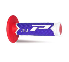 Кайданки progrip pg788 позашляхові (22+25мм, довжина 115мм) білі/сині/червоні (трикомпонентні) (788-227) (pg788/20) (pg788/20)