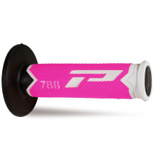 Кайданки progrip pg788 позашляхові (22+25мм, довжина 115мм) білий/рожевий fluoресцентний/чорний (трикомпонентні) (788-302) (pg788/13) (pg788/13)