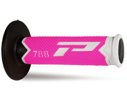 Кайданки progrip pg788 позашляхові (22+25мм, довжина 115мм) білий/рожевий fluoресцентний/чорний (трикомпонентні) (788-302) (pg788/13) (pg788/13)