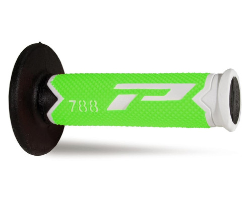 Progrip pg788 позашляхові рукоятки (22+25мм, довжина 115мм) колір білий/флоо-зелений/чорний (трикомпонентні) (788-301) (pg788/15) (pg788/15)