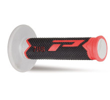 Позашляхові ручки progrip pg788 (22+25мм, довжина 115мм), колір червоний/чорний/сірий (трикомпонентні) (788-220)