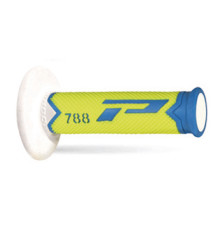 Кайданки progrip pg788 позашляхові (22+25мм, довжина 115мм) світло-блакитні/жовті fluoресцентні/білі (трикомпонентні) (788-278) (788-278)