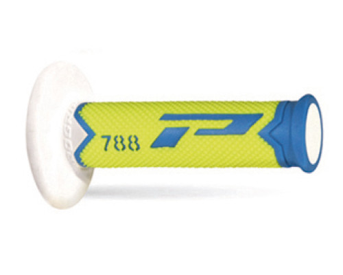 Кайданки progrip pg788 позашляхові (22+25мм, довжина 115мм) світло-блакитні/жовті fluoресцентні/білі (трикомпонентні) (788-278) (788-278)