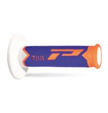 Progrip pg788 позашляхові рукоятки (22+25мм, довжина 115мм) fluoресцентний помаранчевий/синій/білий (трикомпонентні) (788-284)