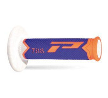 Progrip pg788 позашляхові рукоятки (22+25мм, довжина 115мм) fluoресцентний помаранчевий/синій/білий (трикомпонентні) (788-284)