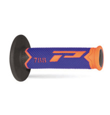 Кайданки progrip pg788 позашляхові (22+25мм, довжина 115мм) fluoресцентно-помаранчеві/сині/чорні (трикомпонентні) (788-283) (788-283)