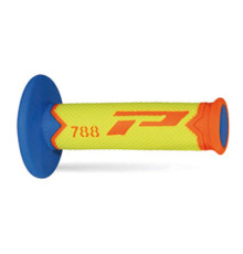 Progrip pg788 кайдани для бездоріжжя (22+25мм, довжина 115мм) fluoресцентний помаранчевий/жовтий fluoресцентний/світло-блакитний (трикомпонентні) (788-280) (788-280)