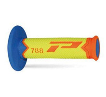 Progrip pg788 кайдани для бездоріжжя (22+25мм, довжина 115мм) fluoресцентний помаранчевий/жовтий fluoресцентний/світло-блакитний (трикомпонентні) (788-280) (788-280)