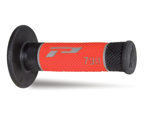 Progrip pg790 off road (22+25мм, довжина 115мм) колір сірий/чорний/червоний (трикомпонентний) (790-229) (pg790/7)
