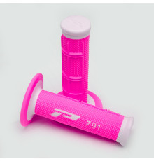 Progrip pg791 off road (22+25мм, довжина 115мм) колір білий/fluo фуксія (двокомпонентний) (791-243) (pg791wh/fx)