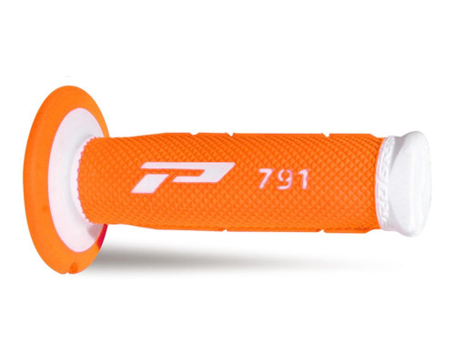 Progrip pg791 off road (22+25мм, довжина 115мм) колір білий/flowро-помаранчевий (двокомпонентний) (791-242) (pg791wh/orf)
