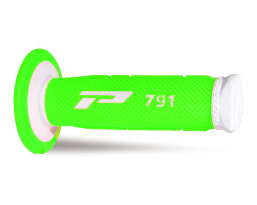 Progrip pg791 off road (22+25мм, довжина 115мм) білий / fluoресцентний зелений (двокомпонентний) (791-241) (pg791wh/grf)