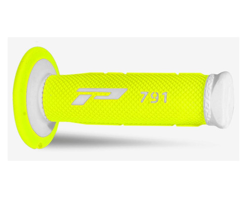 Progrip pg791 off road (22+25мм, довжина 115мм) білий / fluo жовтий (двокомпонентний) (791-244) (pg791wh/ylf)