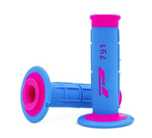 Progrip pg791 off-road (22+25мм, довжина 115мм) світло-блакитний/фуксія (двокомпонентний) (791-389) (pg791fu/lb)