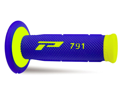Progrip pg791 off road (22+25мм, довжина 115мм) fluo жовтий / blue (двокомпонентний) (791-252) (pg791ylf/bl)