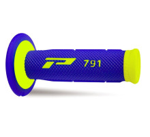 Progrip pg791 off road (22+25мм, довжина 115мм) fluo жовтий / blue (двокомпонентний) (791-252) (pg791ylf/bl)