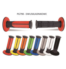 Progrip pg798 off road (22+25мм, довжина 115мм) колір чорно-сірий (двокомпонентна напіввафля) (798-171) (pg798bk/gr)