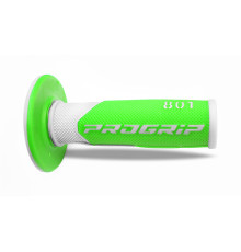 Progrip pg801 позашляхові ручки (22+25мм, довжина 115мм) fluoресцентні біло-зелені (двокомпонентні) (801-241) (pg801wh/grf) (pg801wh/grf)