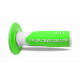 Progrip pg801 позашляхові ручки (22+25мм, довжина 115мм) fluoресцентні біло-зелені (двокомпонентні) (801-241) (pg801wh/grf) (pg801wh/grf)