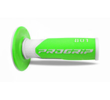 Progrip pg801 позашляхові ручки (22+25мм, довжина 115мм) fluoресцентні біло-зелені (двокомпонентні) (801-241) (pg801wh/grf) (pg801wh/grf)